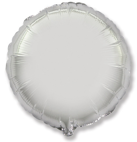 Шар Круг, Серебро / Silver (в упаковке)